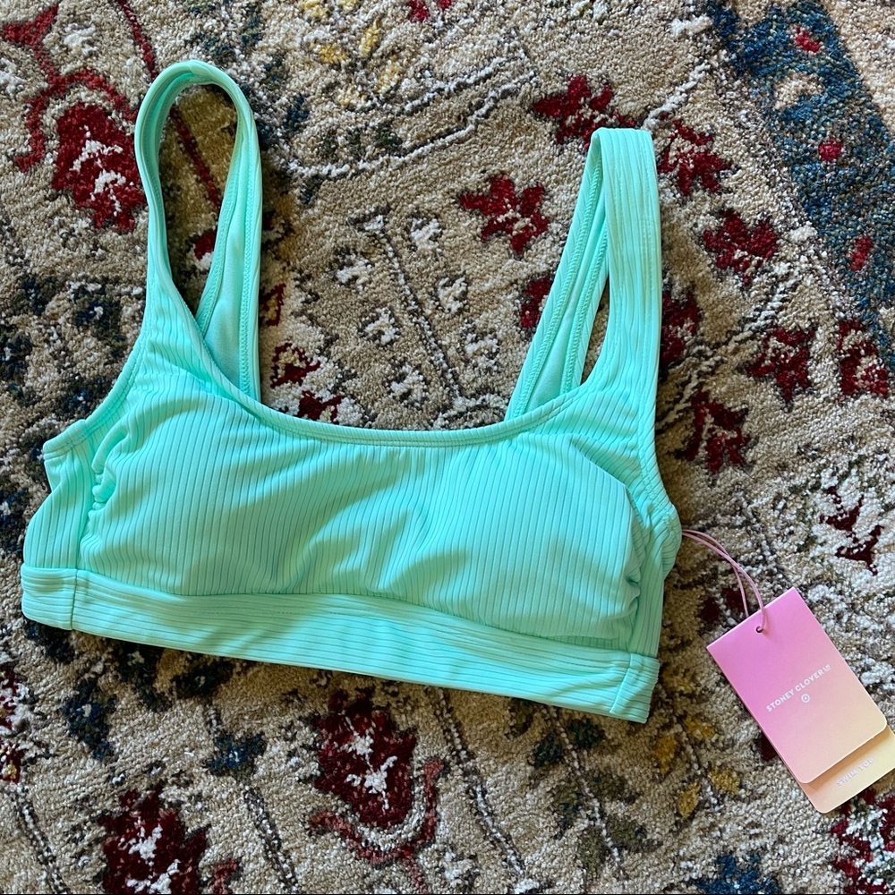 NWT Stoney Clover Lane x Target Ribbed Bikini Top